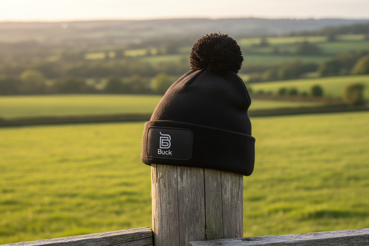 Buck Beanie with Properly Sized Logo Patch