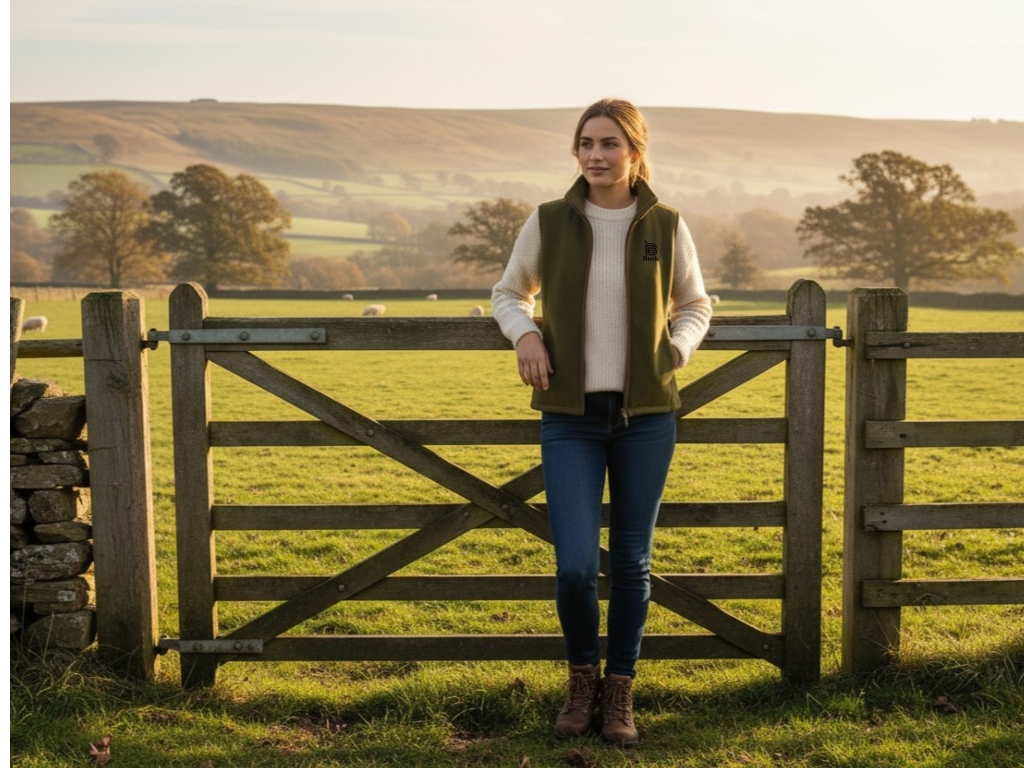 country Fleece Gilet