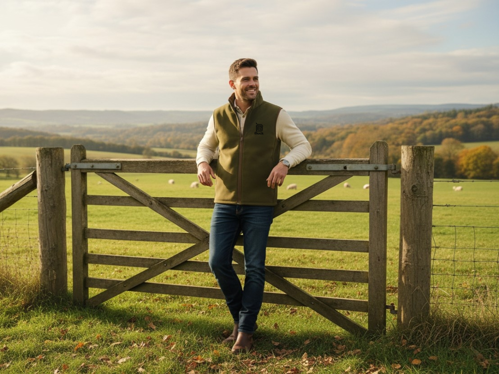 country Fleece Gilet